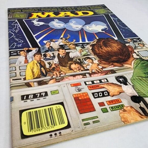 Mad Magazine Issue #244 January 1984 War Games and Psycho II Richard Williams FN - Picture 2 of 6